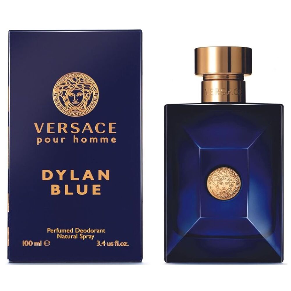 Versace Dylan Blue Perfumed Deodorant Spray for Men 3.4 oz / 100 ml New - Picture 2 of 3